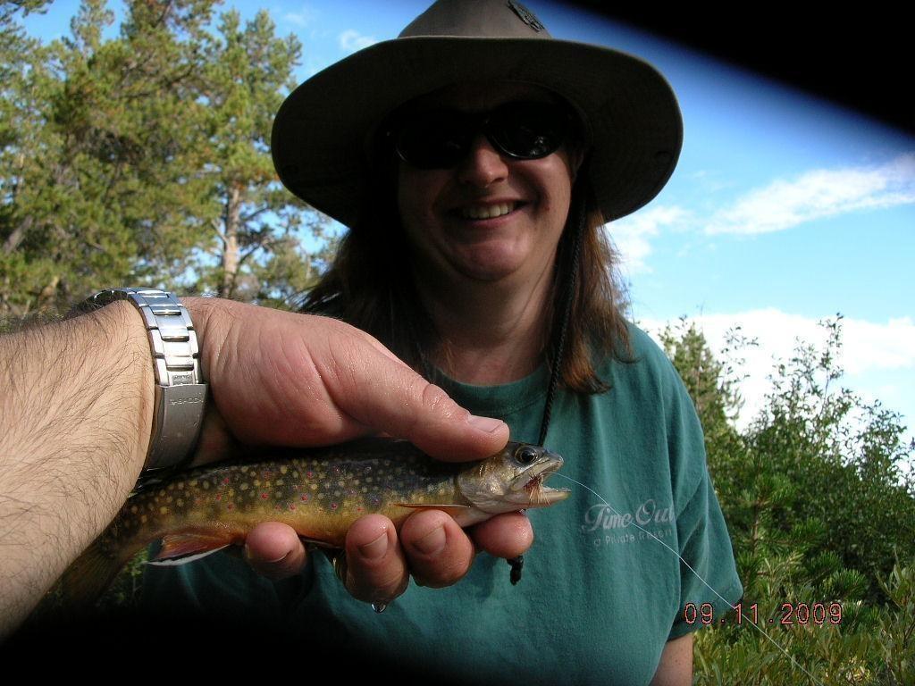 Cindy's First Brook Trout