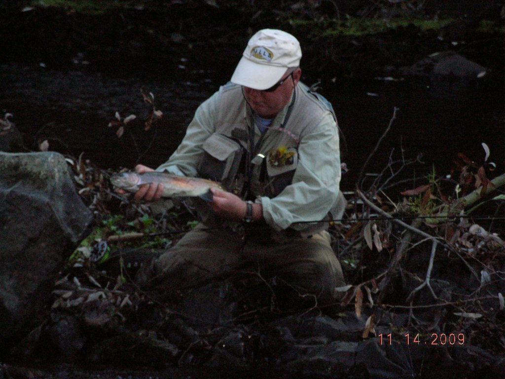 Bill with a Calaveras River Rainbow